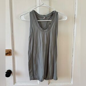 Athleta Racerback Exercise Tank in Sage Green